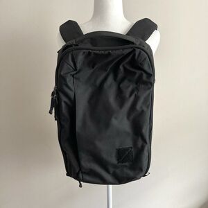 Evergoods Civic Panel Loader 24L Black Nylon Backpack Commuter Bag Laptop